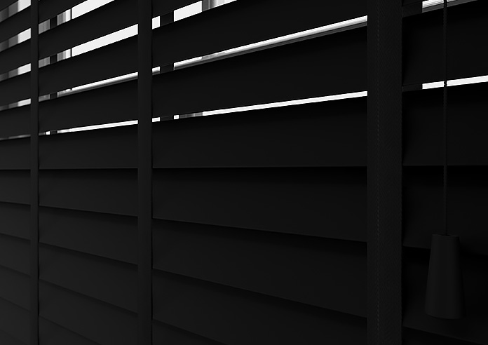 Ecowood Deluxe, True Black Satin - Venetian Blind - Image 4